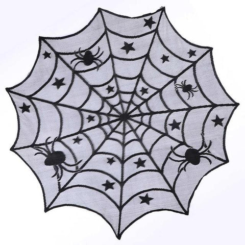 Ourwarm Halloween Party Decoration Spiderweb Table Cloth - ChristmaShop