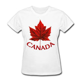 Gildan Canada Maple Leaf Women's T-Shirt - ChristmaShop