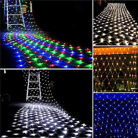 3m x 2m 200 LED Net Mesh String Light for Christmas in Outdoor Decoration - ChristmaShop