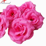 Handmade Silk Rose Flowers Head For Christmas Decoration - ChristmaShop