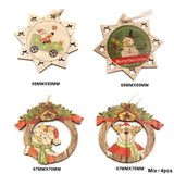 Multi Creative Wooden Christmas Ornaments - ChristmaShop