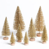 8 Piece Mini Pine Christmas Trees - ChristmaShop