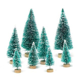 8 Piece Mini Pine Christmas Trees - ChristmaShop